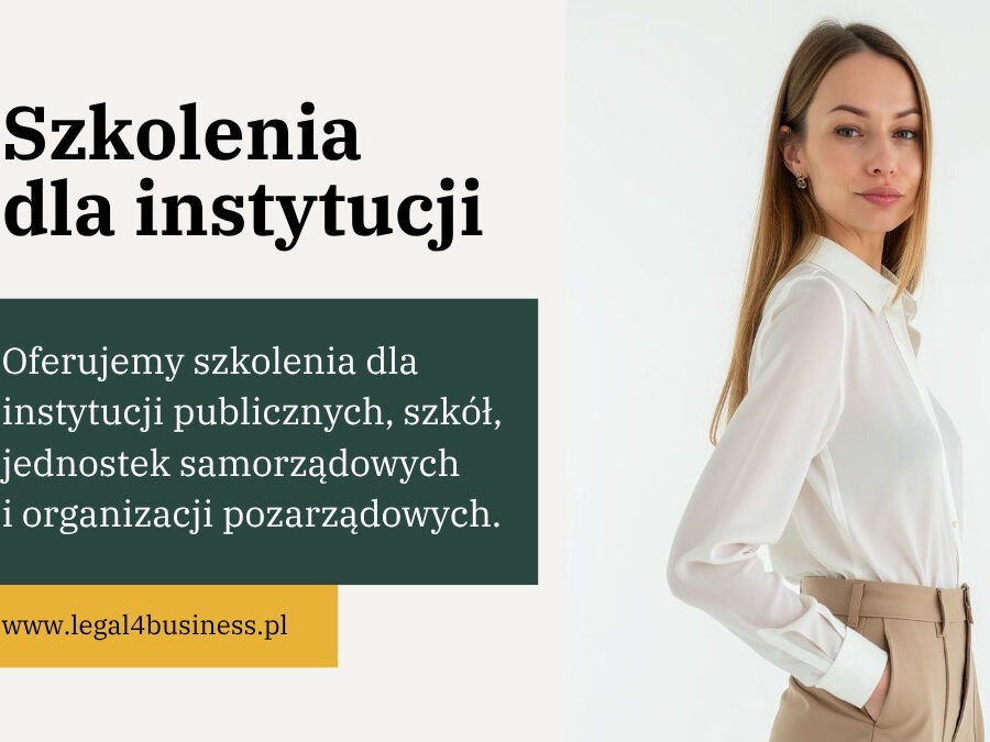 szkolenia prawne dla instytucji